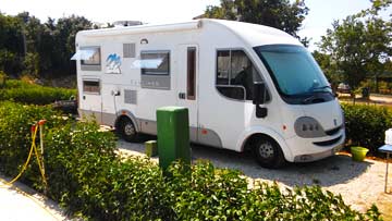 A camper van at Camp TERRE , Selina 79